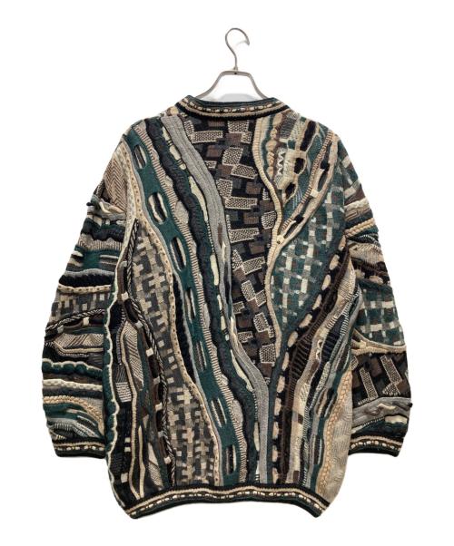 TUNDRA（ツンドラ）TUNDRA (ツンドラ) 3Dニット グリーン サイズ:Mの古着・服飾アイテム