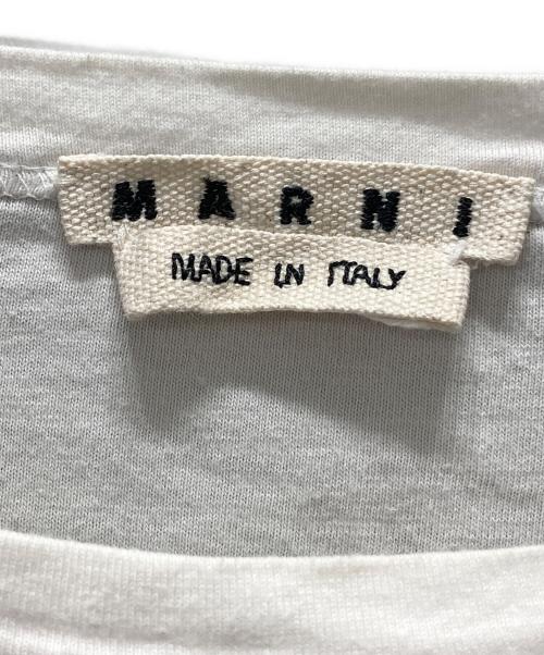 MARNI（マルニ）MARNI (マルニ) ボーダーTシャツ ホワイト サイズ:52の古着・服飾アイテム