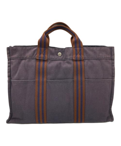 HERMES（エルメス）HERMES (エルメス) フールトゥ ハンドバッグ ネイビーの古着・服飾アイテム
