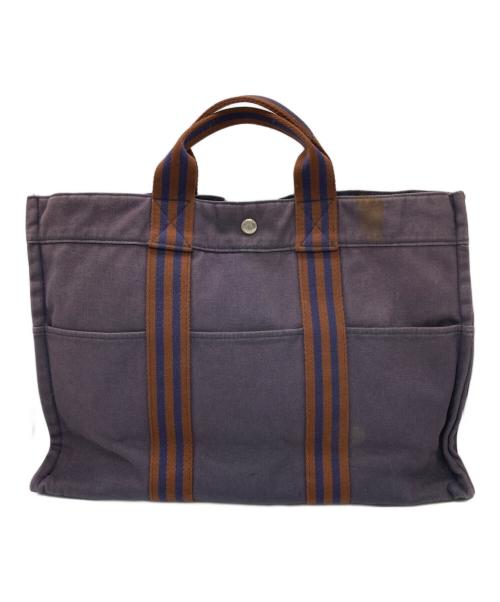 HERMES（エルメス）HERMES (エルメス) フールトゥ ハンドバッグ ネイビーの古着・服飾アイテム
