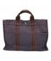 HERMES (エルメス) フールトゥ ハンドバッグ ネイビー：5000円