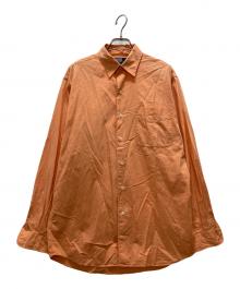 POLO RALPH LAUREN（ポロ・ラルフローレン）の古着「MARLOWE 長袖シャツ」｜オレンジ