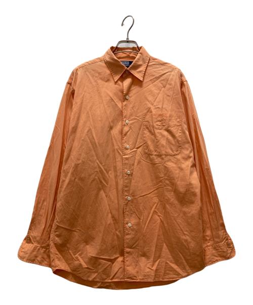 POLO RALPH LAUREN（ポロ・ラルフローレン）POLO RALPH LAUREN (ポロ・ラルフローレン) MARLOWE 長袖シャツ オレンジ サイズ:Sの古着・服飾アイテム