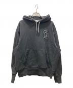 AMI Alexandre Mattiussi×PUMAアミアレクサンドルマテュッシ×プーマ）の古着「コラボロゴパーカー」｜ブラック