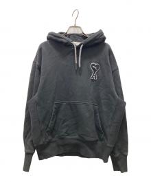 AMI Alexandre Mattiussi×PUMA（アミアレクサンドルマテュッシ×プーマ）の古着「コラボロゴパーカー」｜ブラック