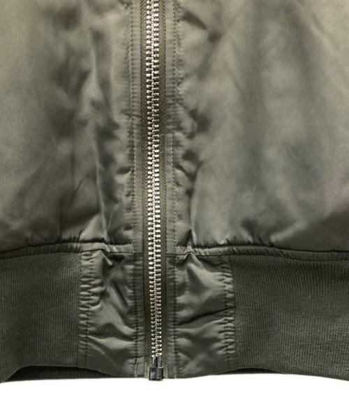 ALPHA INDUSTRIES（アルファインダストリーズ）ALPHA INDUSTRIES (アルファインダストリーズ) MA-1ジャケット タイト バックエンブレム グレー サイズ:2の古着・服飾アイテム
