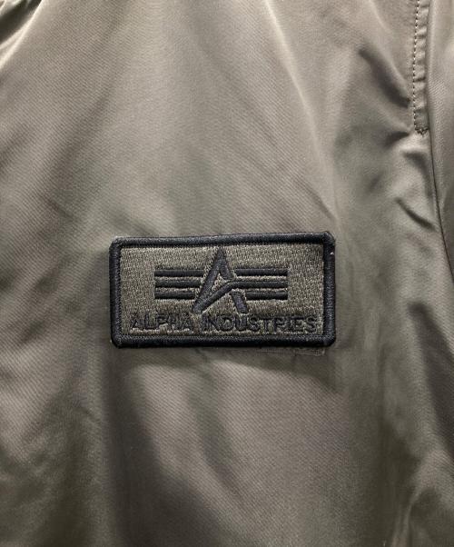 ALPHA INDUSTRIES（アルファインダストリーズ）ALPHA INDUSTRIES (アルファインダストリーズ) MA-1ジャケット タイト バックエンブレム グレー サイズ:2の古着・服飾アイテム