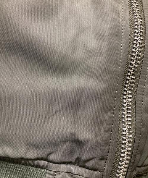 ALPHA INDUSTRIES（アルファインダストリーズ）ALPHA INDUSTRIES (アルファインダストリーズ) MA-1ジャケット タイト バックエンブレム グレー サイズ:2の古着・服飾アイテム