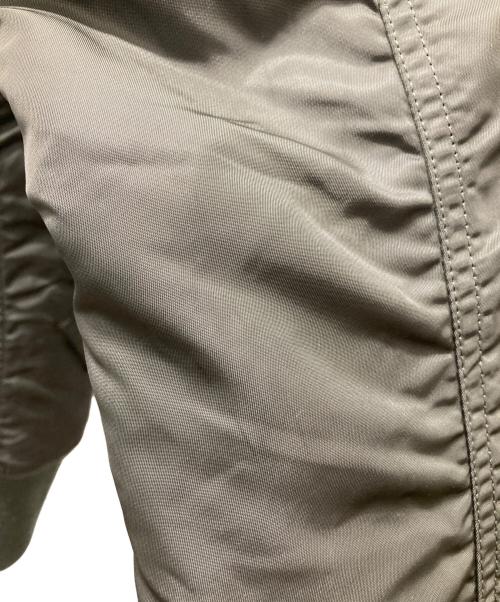 ALPHA INDUSTRIES（アルファインダストリーズ）ALPHA INDUSTRIES (アルファインダストリーズ) MA-1ジャケット タイト バックエンブレム グレー サイズ:2の古着・服飾アイテム