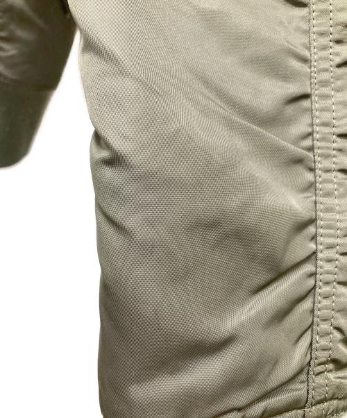 ALPHA INDUSTRIES（アルファインダストリーズ）ALPHA INDUSTRIES (アルファインダストリーズ) MA-1ジャケット タイト バックエンブレム グレー サイズ:2の古着・服飾アイテム