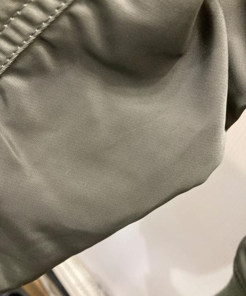 ALPHA INDUSTRIES（アルファインダストリーズ）ALPHA INDUSTRIES (アルファインダストリーズ) MA-1ジャケット タイト バックエンブレム グレー サイズ:2の古着・服飾アイテム