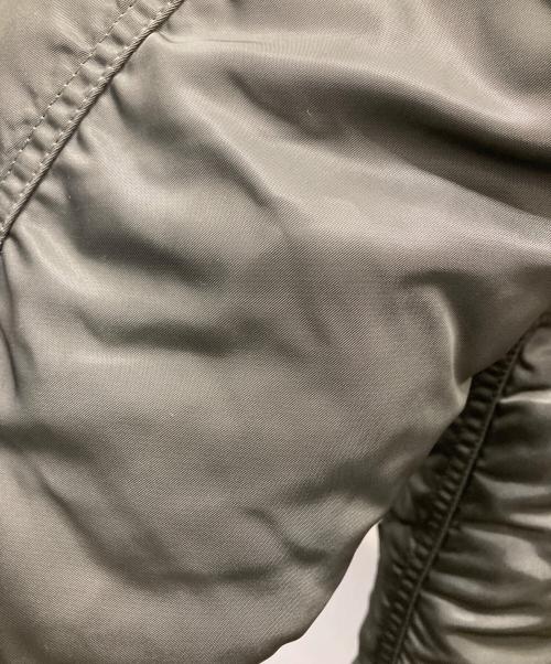 ALPHA INDUSTRIES（アルファインダストリーズ）ALPHA INDUSTRIES (アルファインダストリーズ) MA-1ジャケット タイト バックエンブレム グレー サイズ:2の古着・服飾アイテム