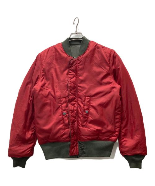 ALPHA INDUSTRIES（アルファインダストリーズ）ALPHA INDUSTRIES (アルファインダストリーズ) MA-1ジャケット タイト バックエンブレム グレー サイズ:2の古着・服飾アイテム
