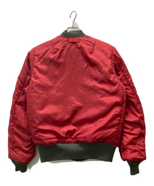 ALPHA INDUSTRIES（アルファインダストリーズ）ALPHA INDUSTRIES (アルファインダストリーズ) MA-1ジャケット タイト バックエンブレム グレー サイズ:2の古着・服飾アイテム