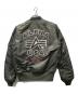 ALPHA INDUSTRIES (アルファインダストリーズ) MA-1ジャケット タイト バックエンブレム グレー サイズ:2：10000円