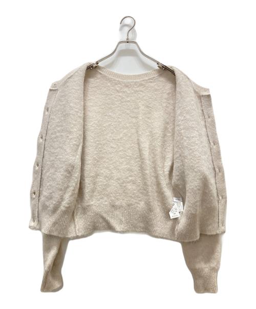Spick and Span（スピック＆スパン）Spick and Span (スピック＆スパン) アルパカ2way カーディガン ベージュ サイズ:記載なしの古着・服飾アイテム