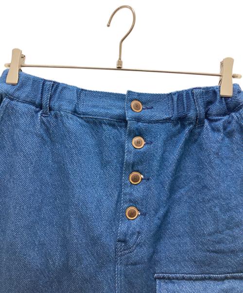 tumugu（ツムグ）tumugu (ツムグ) 11oz甘撚りデニム ティンカーパンツ ブルー サイズ:Fの古着・服飾アイテム
