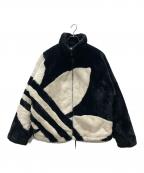 adidasアディダス）の古着「FUR JACKET」｜ブラック