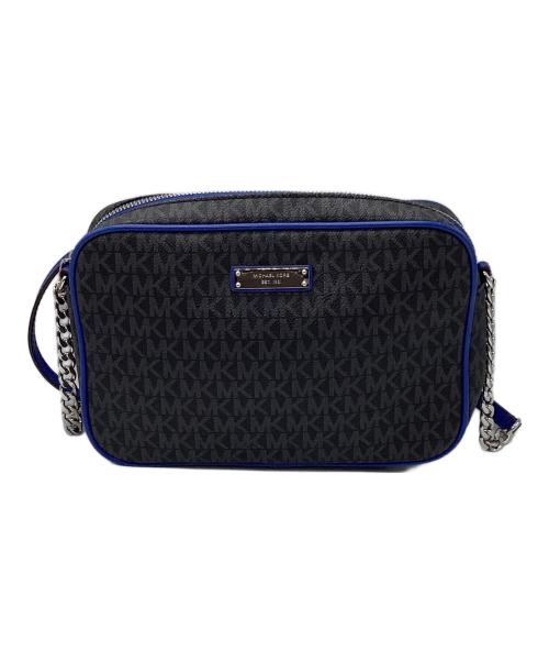 MICHAEL KORS（マイケルコース）MICHAEL KORS (マイケルコース) ジェットセットトラベルロゴショルダーバッグ ブラックの古着・服飾アイテム