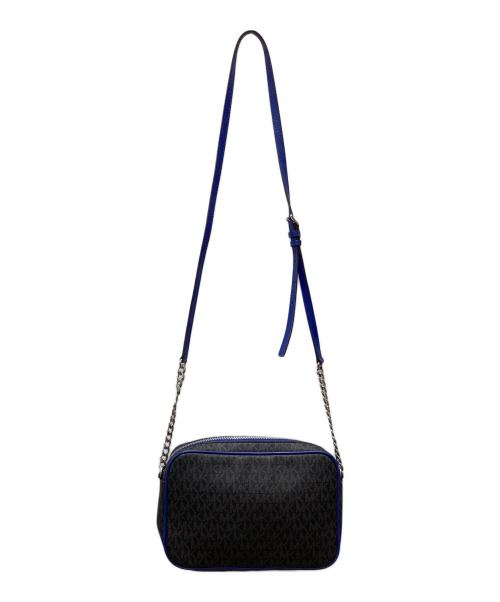 MICHAEL KORS（マイケルコース）MICHAEL KORS (マイケルコース) ジェットセットトラベルロゴショルダーバッグ ブラックの古着・服飾アイテム