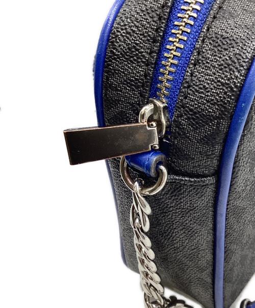 MICHAEL KORS（マイケルコース）MICHAEL KORS (マイケルコース) ジェットセットトラベルロゴショルダーバッグ ブラックの古着・服飾アイテム