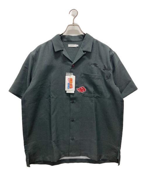 graniph（グラニフ）graniph (グラニフ) NARUTO (ナルト) 暁オープンカラーシャツ グレー サイズ:M 未使用品の古着・服飾アイテム