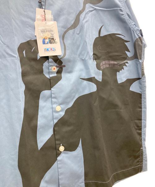 graniph（グラニフ）graniph (グラニフ) ONE PIECE (ワンピース) サンジ オープンカラーシャツ スカイブルー サイズ:M 未使用品の古着・服飾アイテム