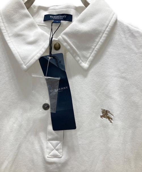 BURBERRY LONDON（バーバリーロンドン）BURBERRY LONDON (バーバリーロンドン) ポロシャツ ホワイト サイズ:XL 未使用品の古着・服飾アイテム