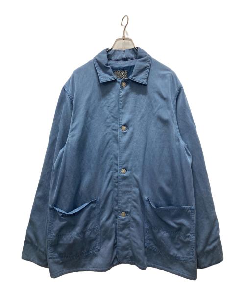 VISVIM（ビズビム）VISVIM (ビズビム) COVERALL JKT DMGD スカイブルー サイズ:Lの古着・服飾アイテム