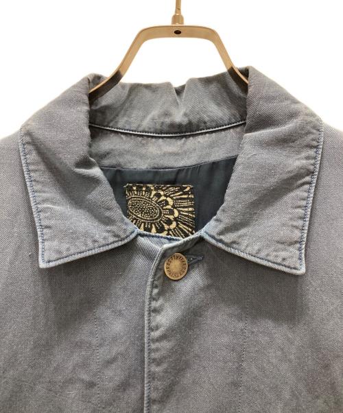 VISVIM（ビズビム）VISVIM (ビズビム) COVERALL JKT DMGD スカイブルー サイズ:Lの古着・服飾アイテム