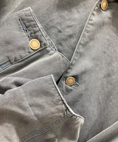 VISVIM（ビズビム）VISVIM (ビズビム) COVERALL JKT DMGD スカイブルー サイズ:Lの古着・服飾アイテム