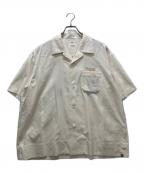 VISVIMビズビム）の古着「COPA SHIRT S/S/バックロゴ刺繍シャツ」｜ホワイト