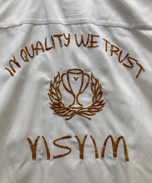 VISVIM（ビズビム）VISVIM (ビズビム) COPA SHIRT S/S/バックロゴ刺繍シャツ ホワイト サイズ:Lの古着・服飾アイテム