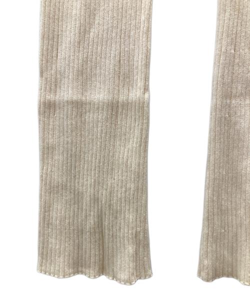 ticca（ティッカ）ticca (ティッカ) ニットパンツ ベージュ サイズ:Fの古着・服飾アイテム