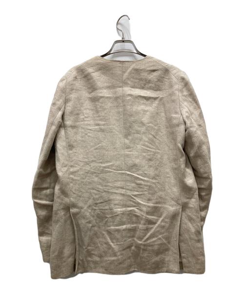 Plage（プラージュ）Plage (プラージュ) Collarless ジャケット ベージュ サイズ:Mの古着・服飾アイテム