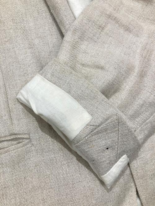 Plage（プラージュ）Plage (プラージュ) Collarless ジャケット ベージュ サイズ:Mの古着・服飾アイテム