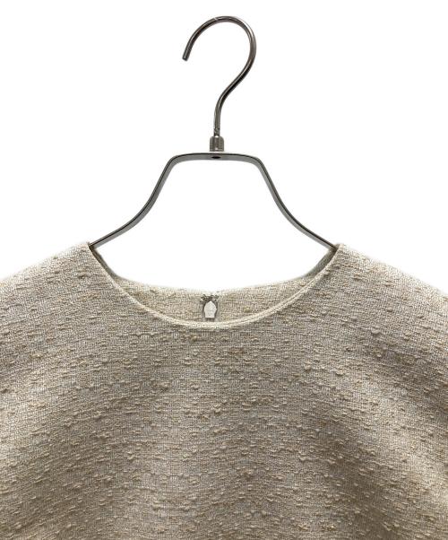 Demi-Luxe Beams（デミルクス ビームス）Demi-Luxe BEAMS (デミルクス ビームス) ストレッチ ツイード プルオーバー/スカート ベージュ サイズ:40の古着・服飾アイテム