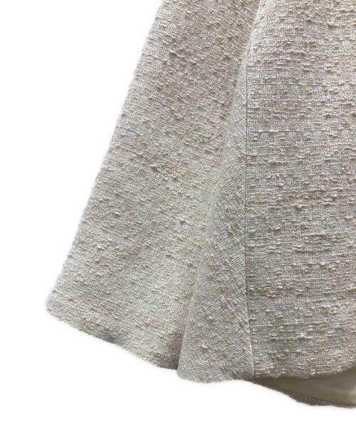 Demi-Luxe Beams（デミルクス ビームス）Demi-Luxe BEAMS (デミルクス ビームス) ストレッチ ツイード プルオーバー/スカート ベージュ サイズ:40の古着・服飾アイテム