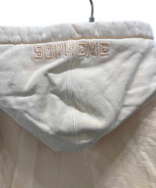 SUPREME（シュプリーム）SUPREME (シュプリーム) 22ss Beaded Hooded Sweatshirt クリーム サイズ:Lの古着・服飾アイテム