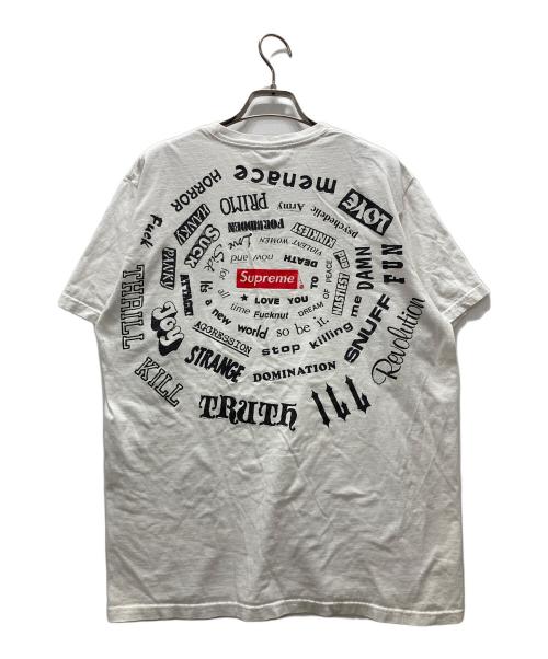 SUPREME（シュプリーム）Supreme (シュプリーム) 21SS Spiral Tee ホワイト サイズ:Mの古着・服飾アイテム