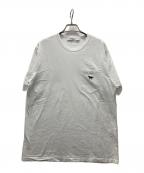 maison kitsuneメゾンキツネ）の古着「フォックスパッチ コットンTシャツ」｜ホワイト
