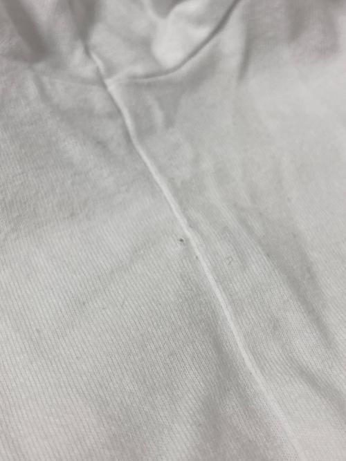 maison kitsune（メゾンキツネ）MAISON KITSUNE (メゾンキツネ) フォックスパッチ コットンTシャツ ホワイト サイズ:Mの古着・服飾アイテム