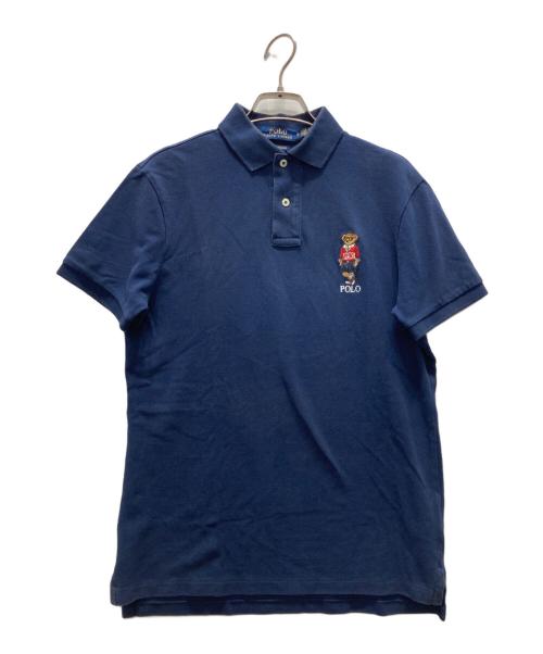 POLO RALPH LAUREN（ポロ・ラルフローレン）POLO RALPH LAUREN (ポロ・ラルフローレン) ポロベアポロシャツ ネイビー サイズ:Sの古着・服飾アイテム