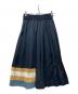 FRED PERRY (フレッドペリー) knitted trim pleated skirt ネイビー サイズ:UK8：4000円