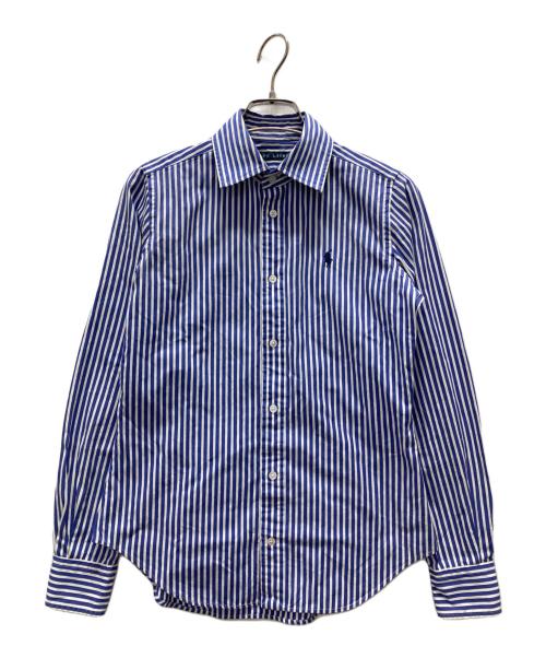 RALPH LAUREN（ラルフローレン）RALPH LAUREN (ラルフローレン) ストライプシャツ ブルー サイズ:7の古着・服飾アイテム