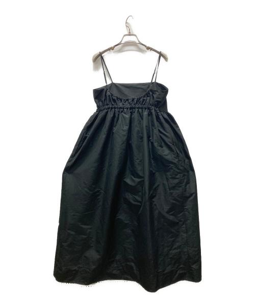 UNITED ARROWS（ユナイテッドアローズ）UNITED ARROWS (ユナイテッドアローズ) タフタキャミワンピース ブラック サイズ:36の古着・服飾アイテム