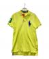 POLO RALPH LAUREN（ポロ・ラルフローレン）の古着「ビッグポニーポロシャツ」｜イエロー
