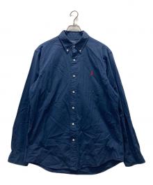 POLO RALPH LAUREN（ポロ・ラルフローレン）の古着「ボタンダウンシャツ」｜ネイビー
