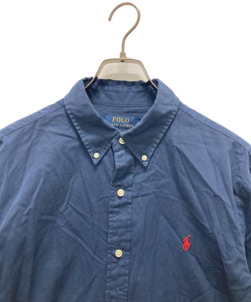 POLO RALPH LAUREN（ポロ・ラルフローレン）POLO RALPH LAUREN (ポロ・ラルフローレン) ボタンダウンシャツ ネイビー サイズ:Lの古着・服飾アイテム