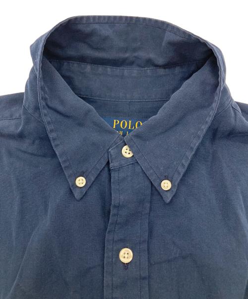 POLO RALPH LAUREN（ポロ・ラルフローレン）POLO RALPH LAUREN (ポロ・ラルフローレン) ボタンダウンシャツ ネイビー サイズ:Lの古着・服飾アイテム